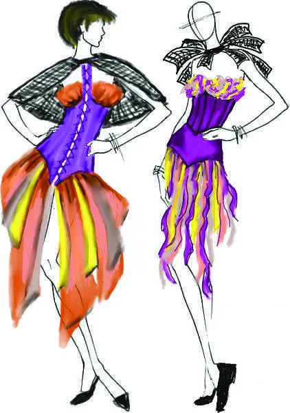 Corset Illustration 04